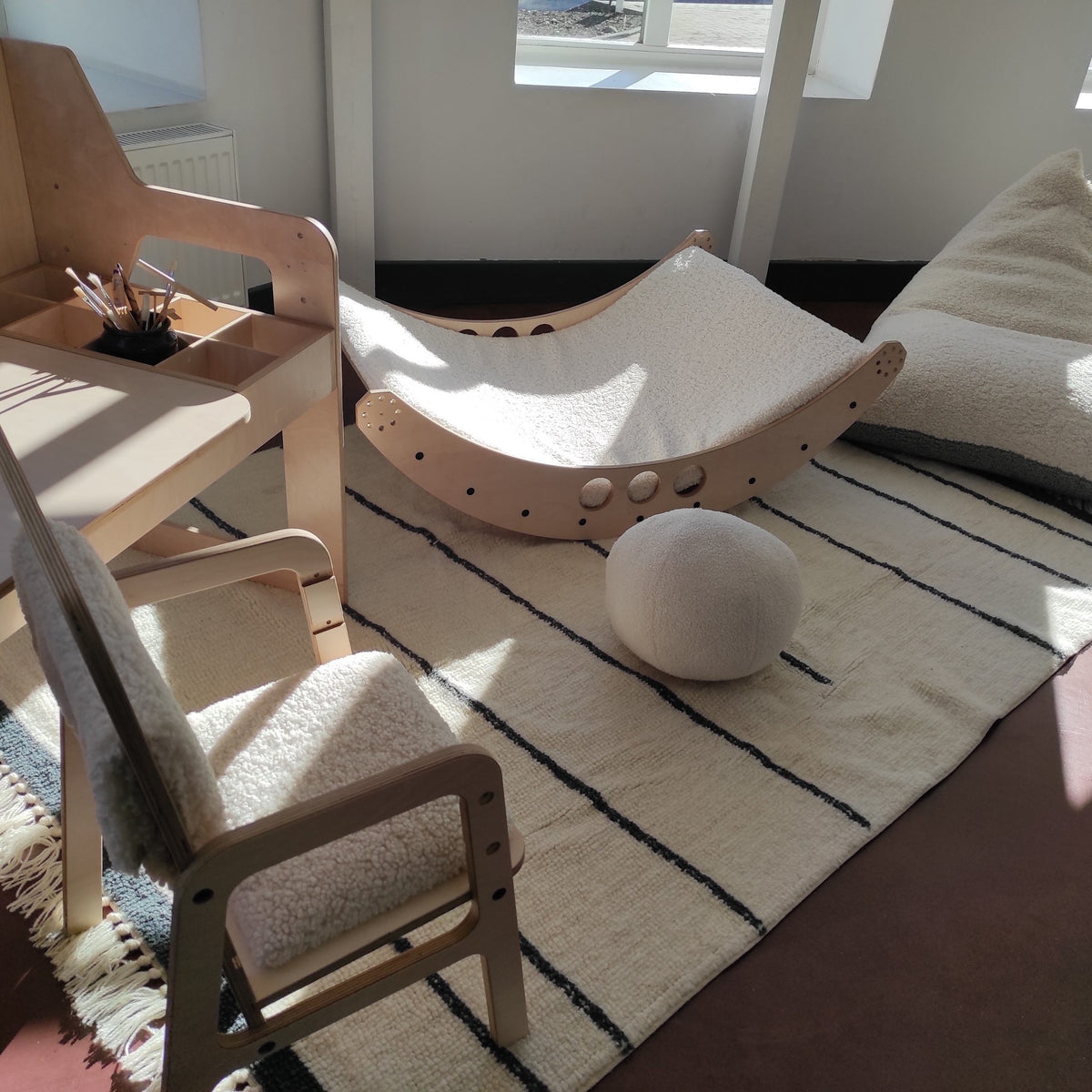 Kids' Bean Bag Chair – Cloud Lamb