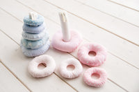 Baby Sensory Tower with Jingle & Crinkle – Blue