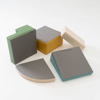 Soft Play 5 Foam Block Set - Pastel Turquoise Corner Climber