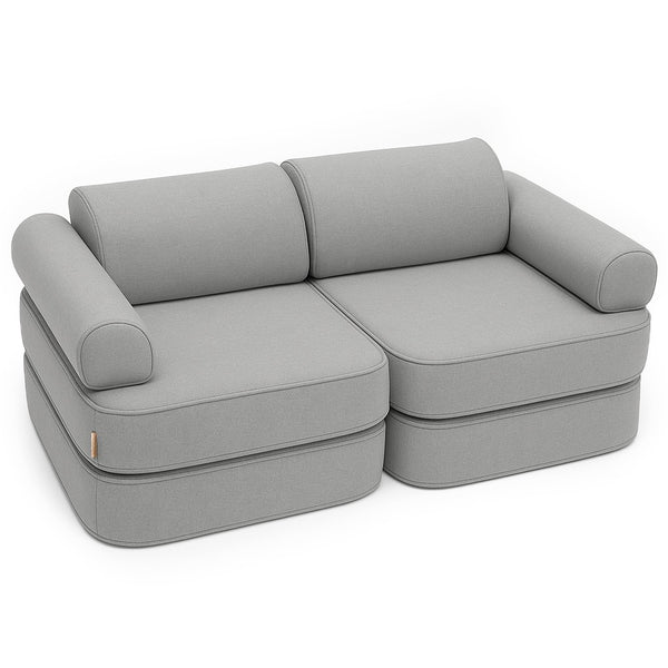 MeowBaby Modular Indoor & Outdoor Children's Lounge Sofa - Fog Grey