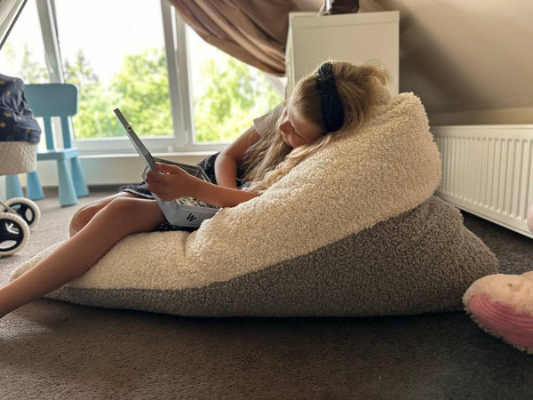 Kids' Bean Bag Chair – Cloud Lamb
