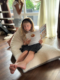 Kids' Bean Bag Chair – Cloud Lamb