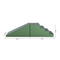 Soft Play Step and Slide Set - Green